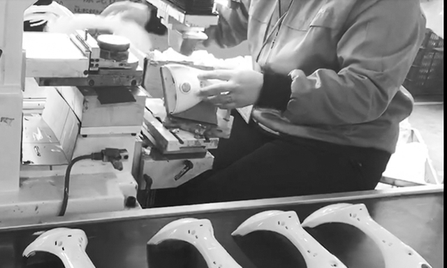 Silk Screening for the Garment Steamer Rear Cover