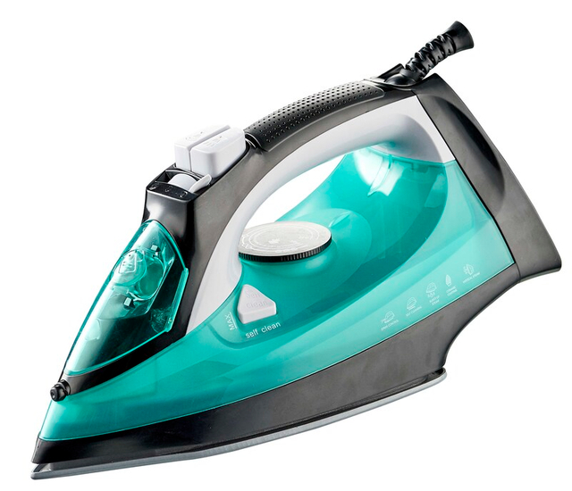 Blue color adjustable Electric Steam iron Portable pressing Iron with Non Stick Ceramic Soleplate for Clothes 