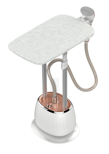 China factory professional manufacture white upright upstand portable garment steamer for household