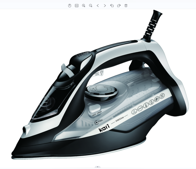Steam Iron Cool Design Electric Iron with Ceramic Soleplates Handheld Laundry Appliance