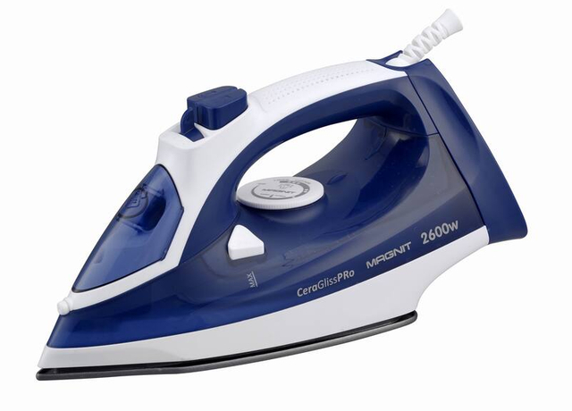 Blue color adjustable Electric Steam iron Portable pressing Iron with Non Stick Ceramic Soleplate for Clothes 